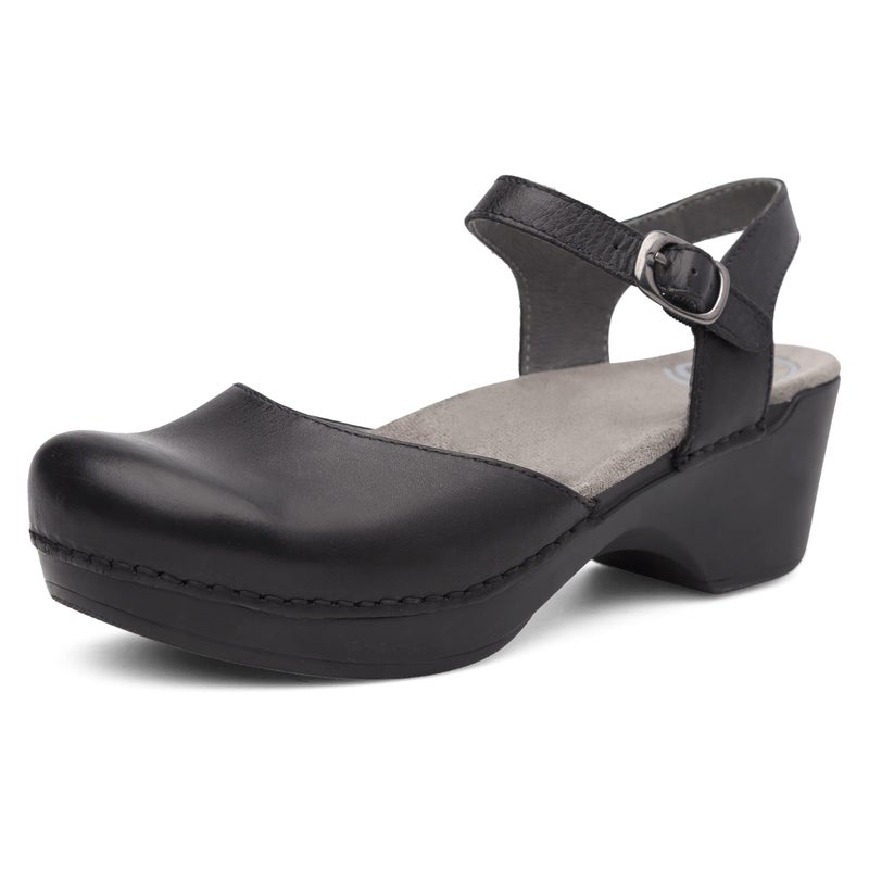Dansko Women's Sam Sandal, 6.5-7 US, 37 EU, Black - Image 1